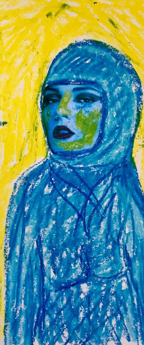 Blue woman #2 by Pavel Kuragin