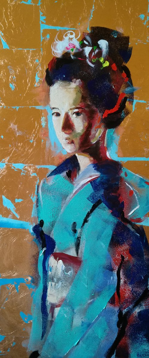 Young Gheisa by Marina Del Pozo