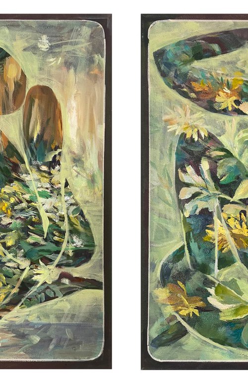 "What about stereotypes?" Diptych. by MOMALYU