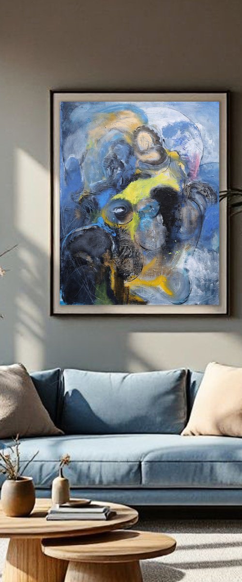 black blue and yellow by Artem Andreichuk
