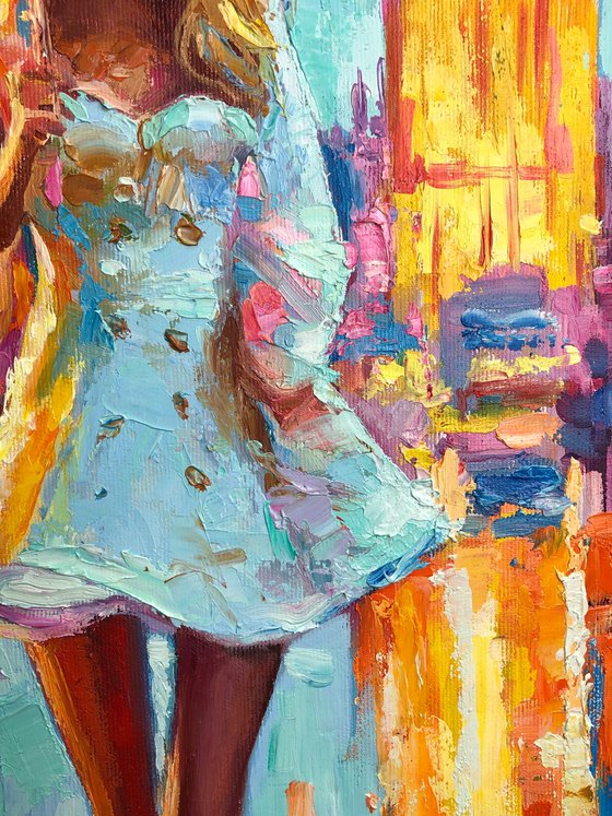 London Rainy Evening Stroll