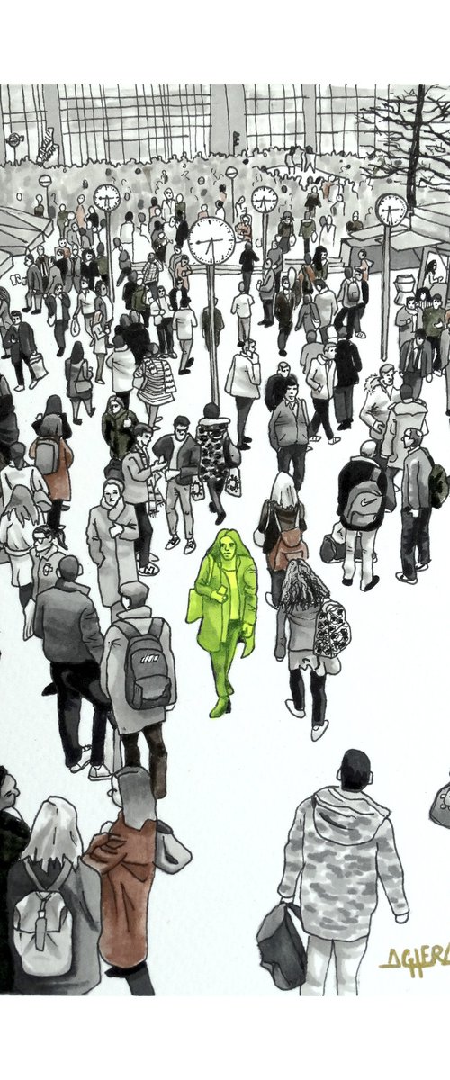 People in Canary Yellow II by Arturo Garcia de las Heras (Agheras73)
