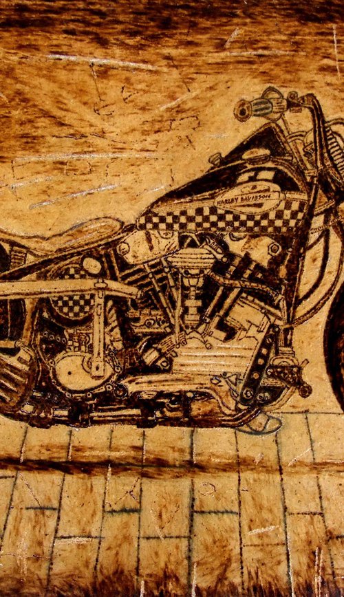 Harley by MILIS Pyrography