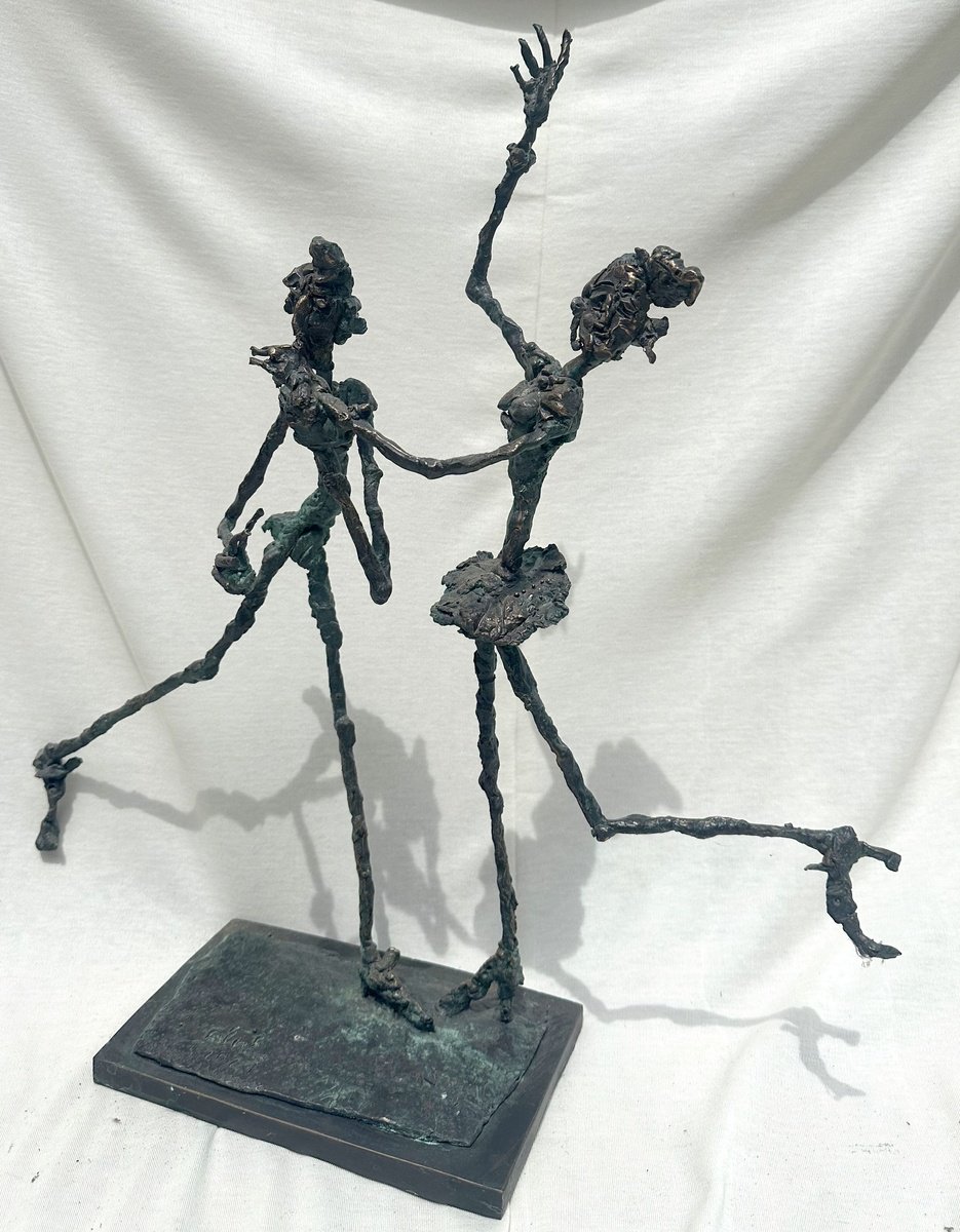 Surrealistic Portrait Bronze Sculpture By Toth Erno, 22 X 24", Casanova, Original Artwork