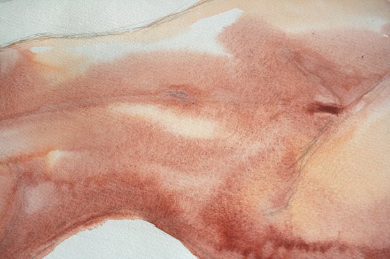 Grace VII. Series of Nude Bodies Filled with the Scent of Color /  ORIGINAL PAINTING