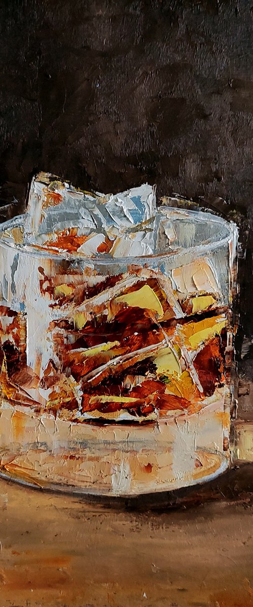 Glass of whiskey by Yulia Berseneva