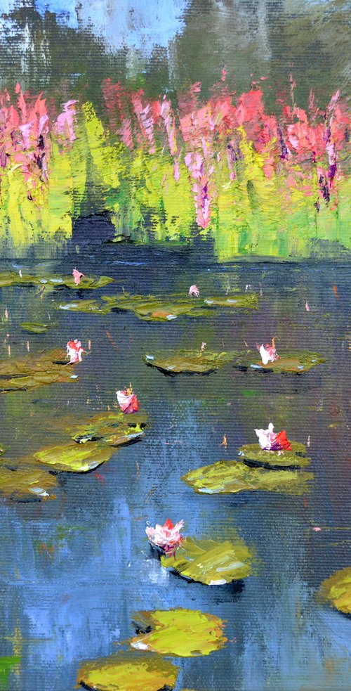 Green Pond by Elena Lukina