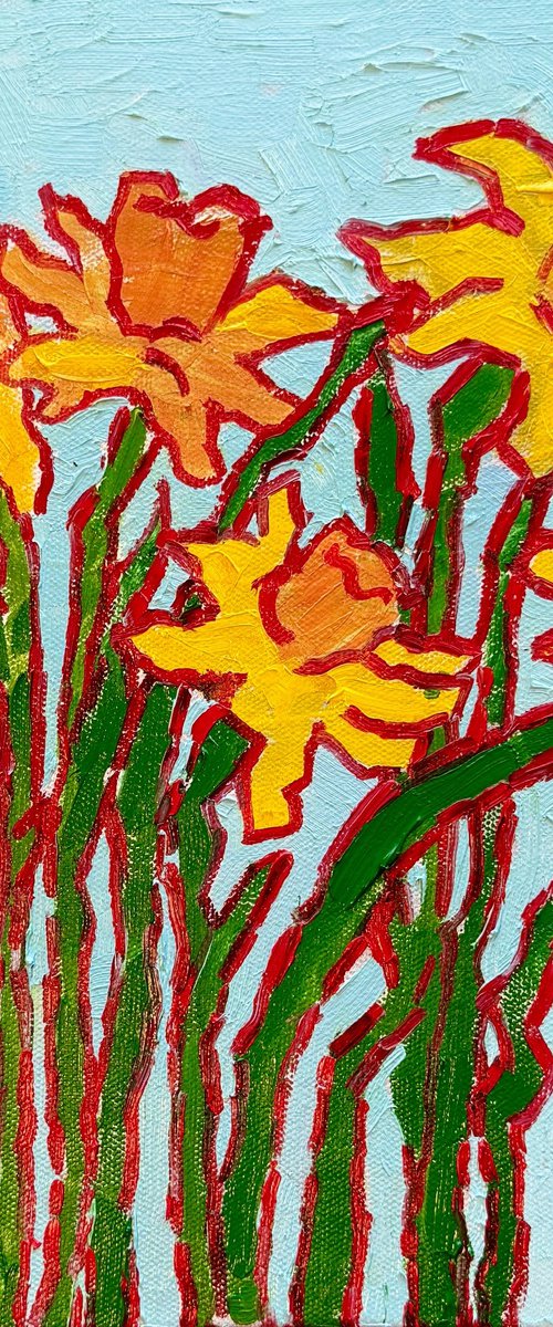 Daffodils by Ekaterina Dutkevich