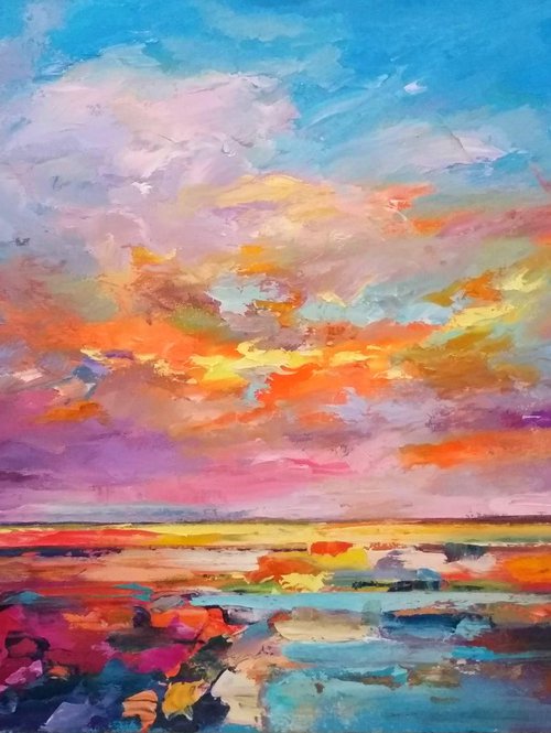Abstract seascape 08 by Andrej  Ostapchuk