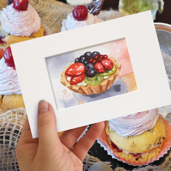 Fruit tartlet cake * free shipping *