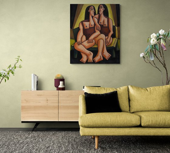 Resting dancers