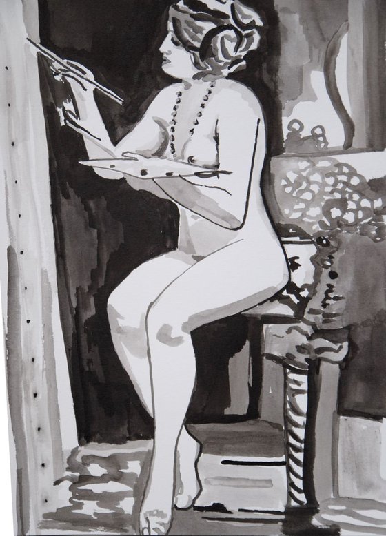 Nude 156 /  34. 5 x  25 cm