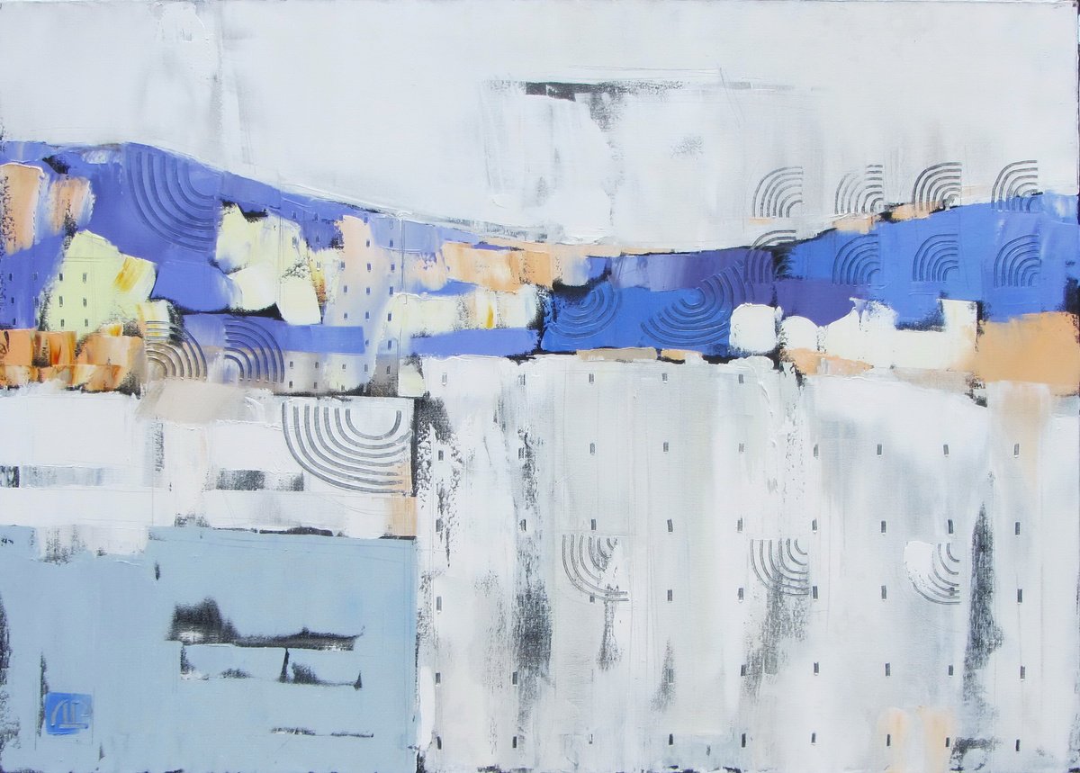 White Space - 2 By Lesya Ros, 55 X 39, Artwork For Sale On Artfinder