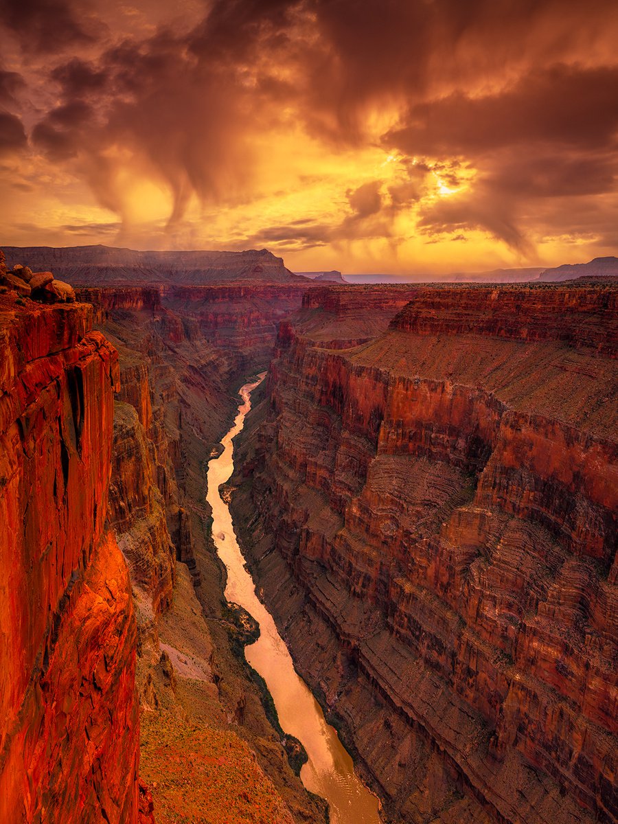 Photorealistic Landscape Photograph By Nick Psomiadis, 35 X 47", Toroweap, Original Artwork