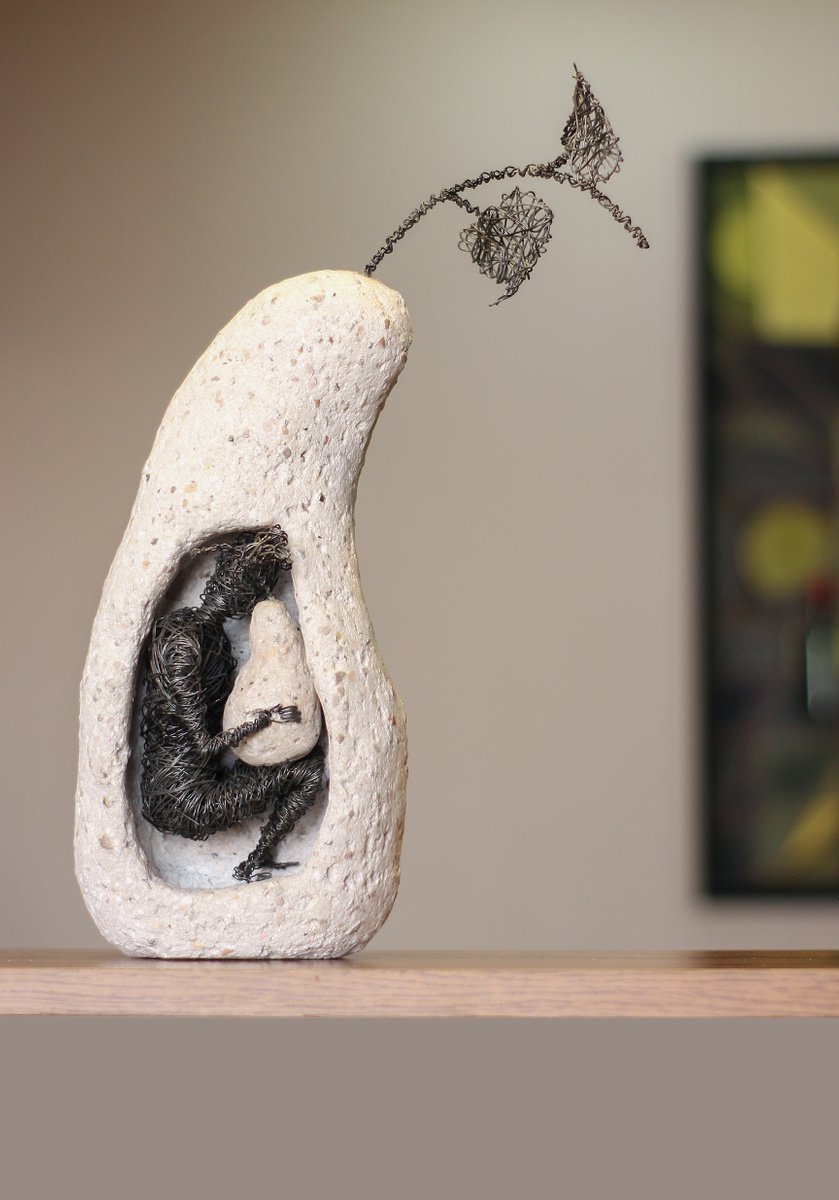 Expressive Sculpture , Worm By Karen Axikyan, 10 X 13, Artwork For Sale On Artfinder