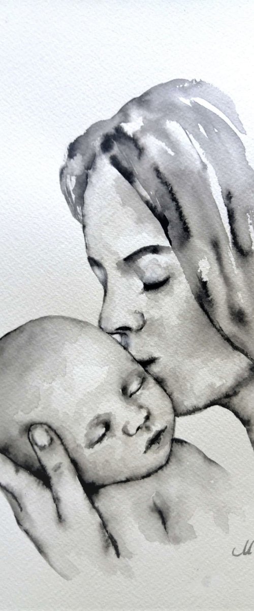 Maternal love X by Mateja Marinko