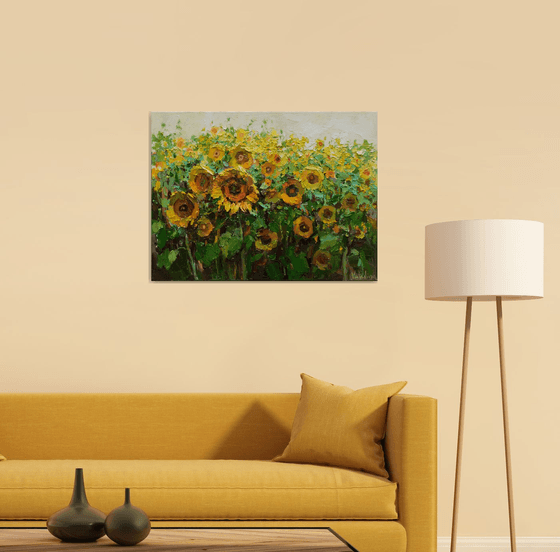 Sunflowers Original Oil painting