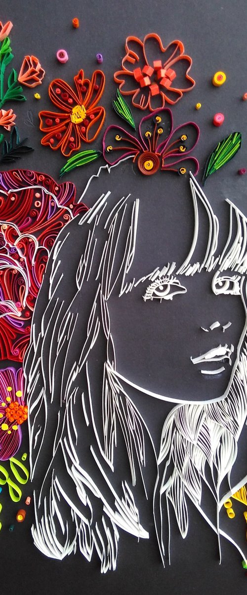 Beauty in black (Portrait) by Priyanka Sagar