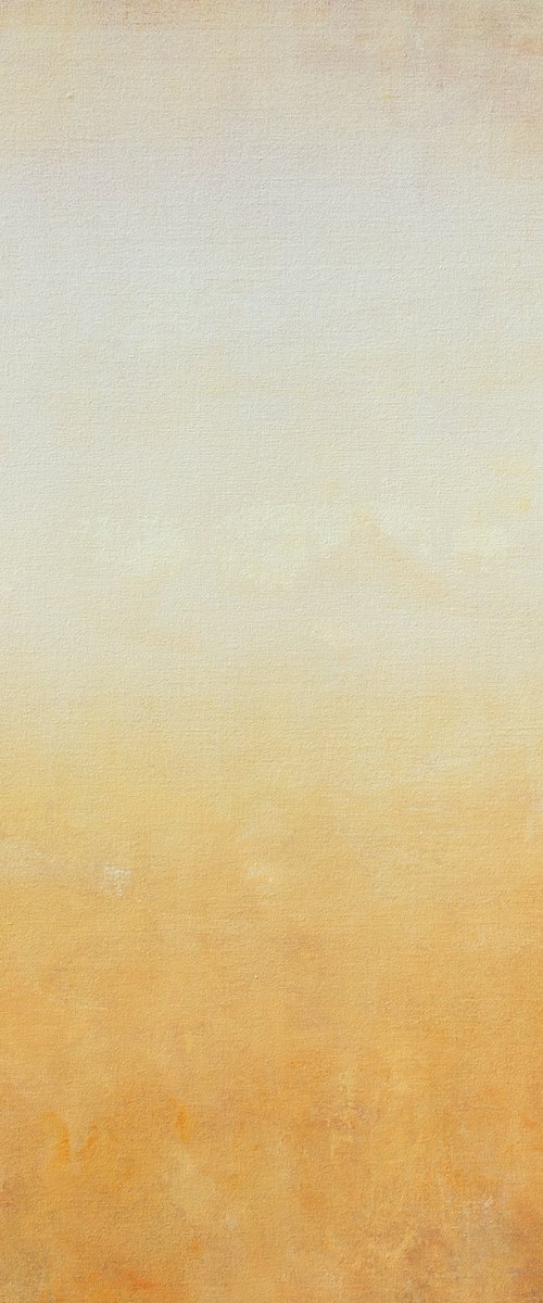 Summer Field 210810, minimalist abstract earth tones by Don Bishop