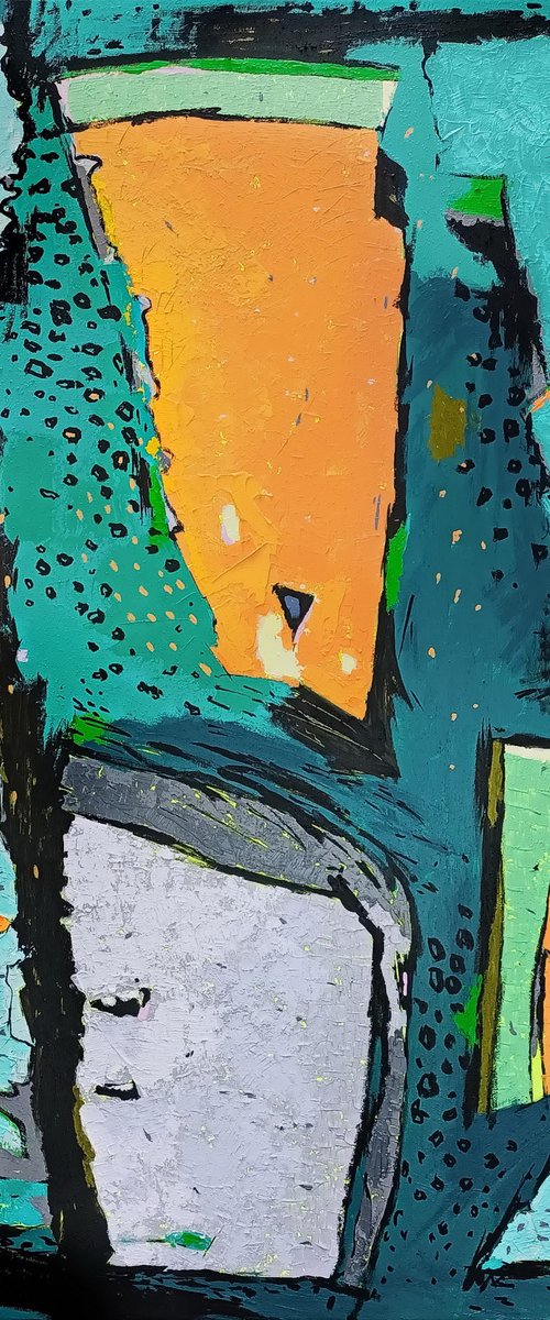 Abstract yellow watermelons by Evgen Semenyuk