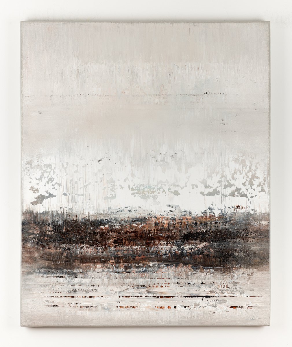 Abstract Acrylic Painting By Radek Smach, 35 X 43", Zl822, Original Artwork