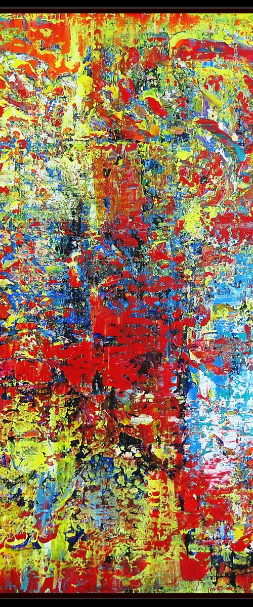 COLOURS  ERUPTION, XL, framed by Tomaž Gorjanc - Tomo