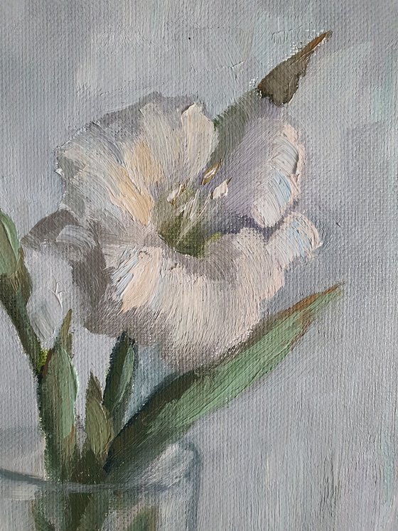 Oil painting "Gladiolus"