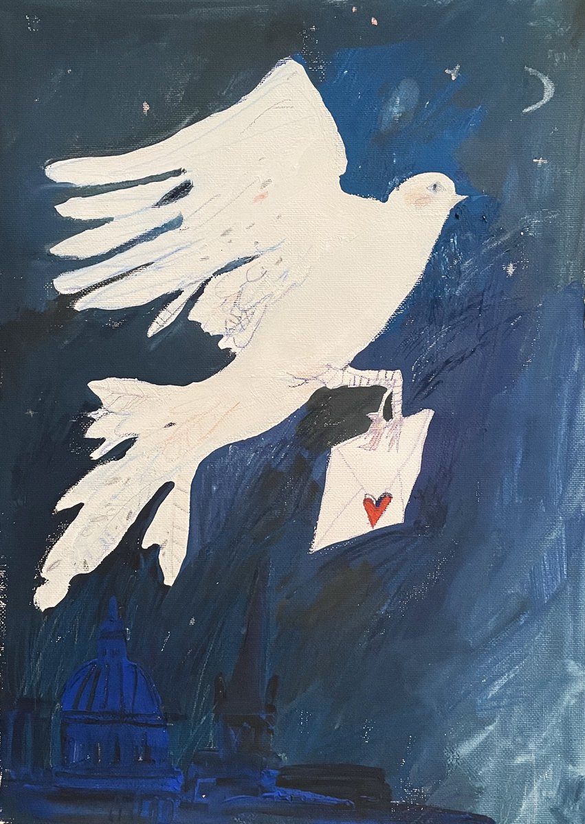 Pigeon mail by Anastasia Mazur-Skrobova