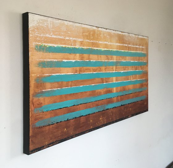 Stripes. 45 X 24 in.