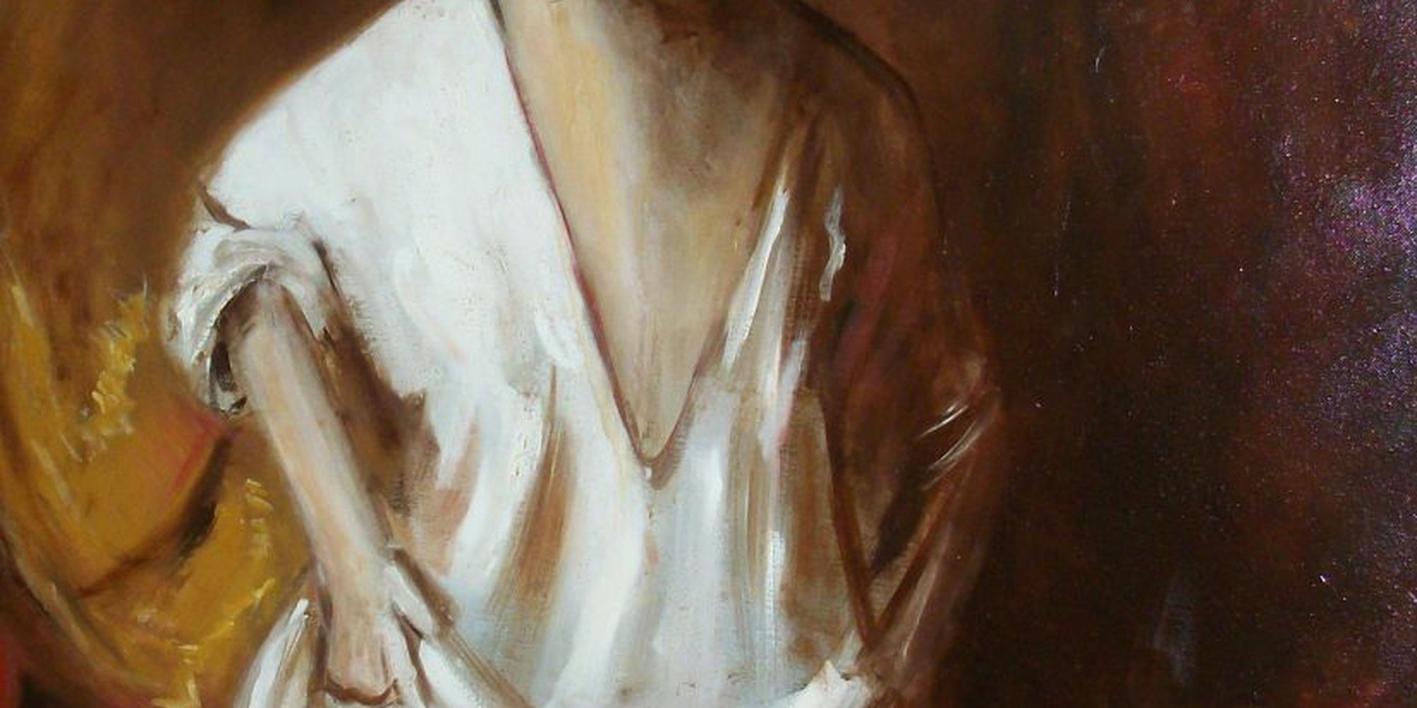 Art of the Day: "Jack Bagley, Rembrandts Lady Freind (Oil on Canvas 30x40 inch), 2013" by Jack Bagley
