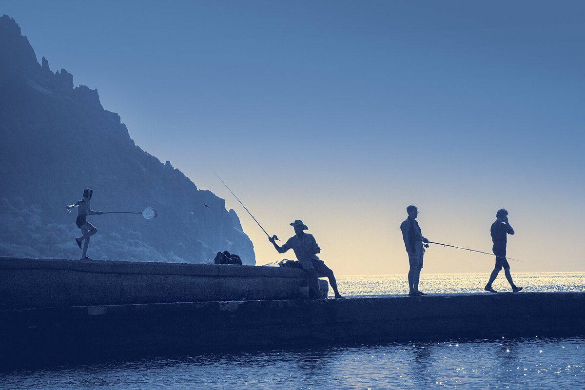 Morning fishing on the pier. by Valerix