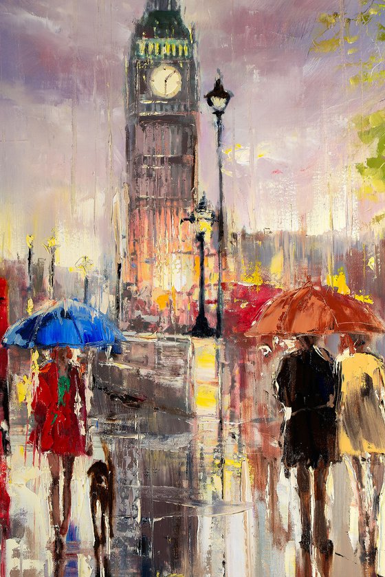 'Big Ben London Rain'