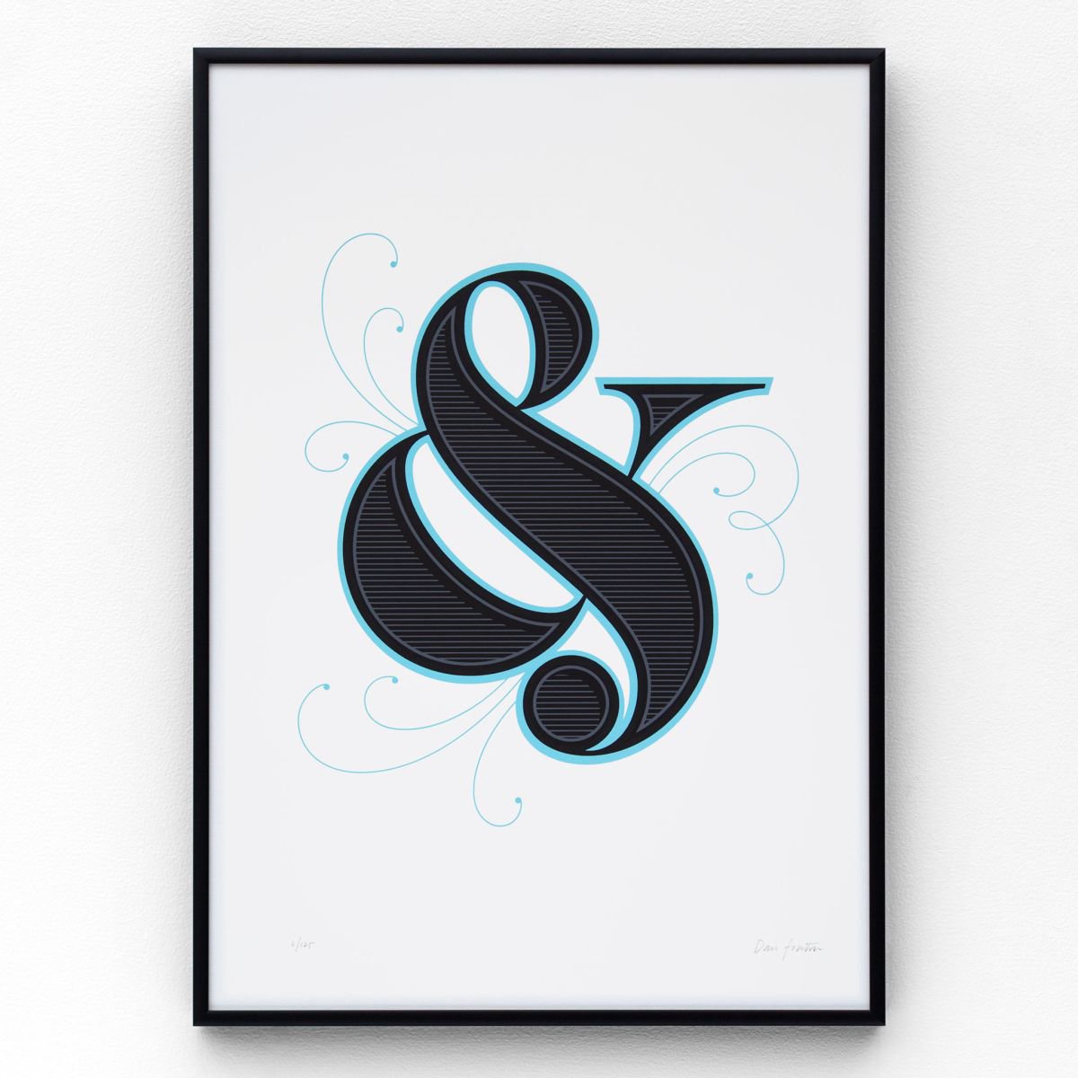 Ampersand A3 Limited Edition Screen Print by The Lost Fox