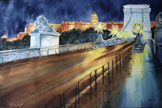Budapest at night