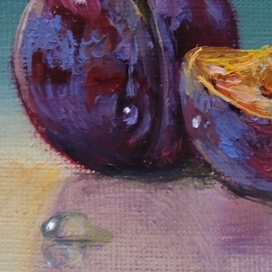 Plums - Diptych