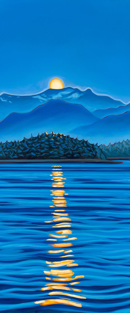 Alaska Moonrise by Grant Pecoff