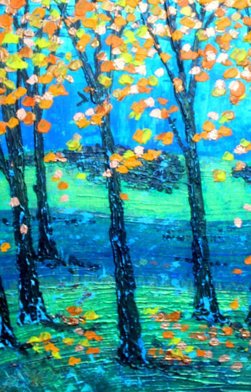 Butser View in Autumn by Paul J Best