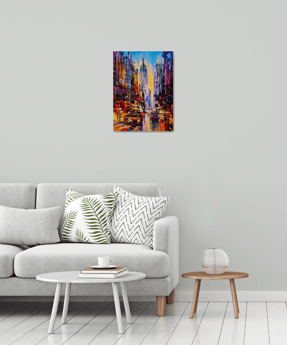 Abstract cityscape (New York)