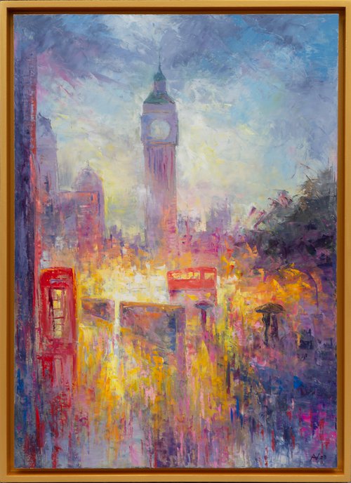 ABSTRACT CITYSCAPE 14 ( LONDON ) by Oleksii Vylusk