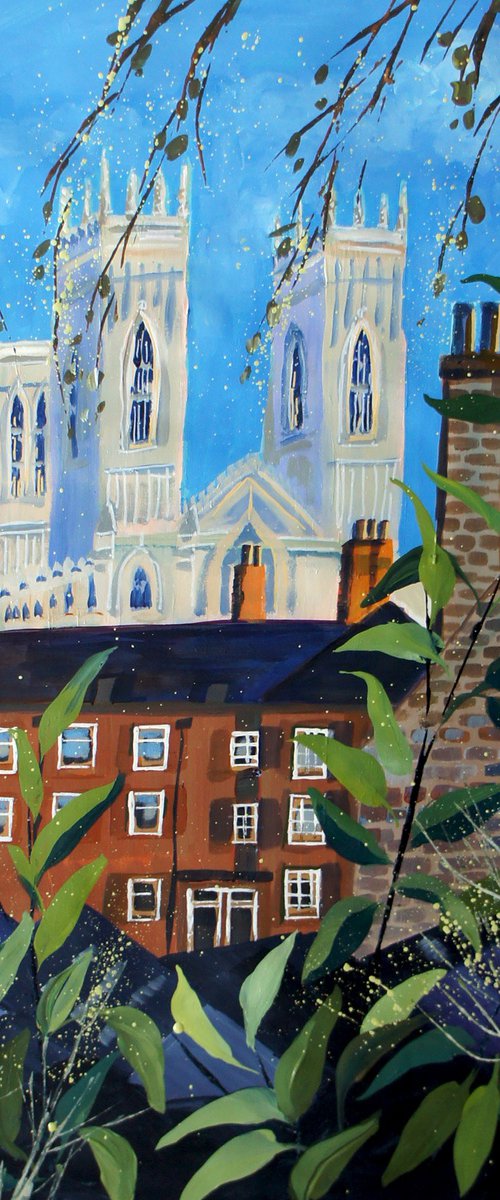 York Minster from the Walls by Julia  Rigby
