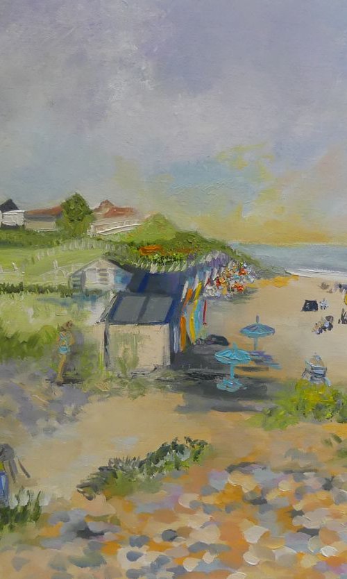 Southwold Beach by Lesley Blackburn
