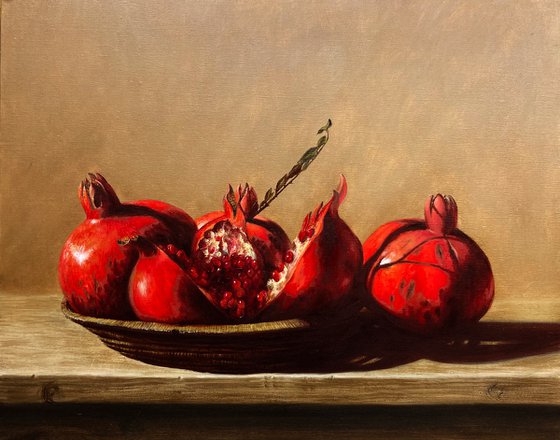 Still life  Pomegranate
