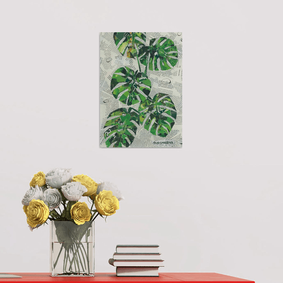 Monstera #3, collage