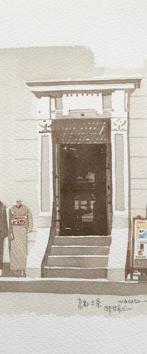 Entrance to Historic Building / 20x30cm by Masato Watanabe
