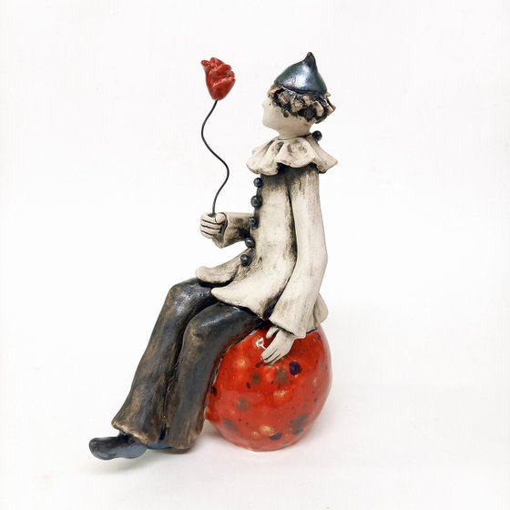 Pierrot and the Rose