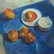 Apples on Blue by Maria Stockdale