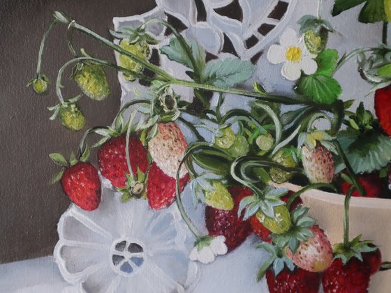 Wild Strawberry Still Life