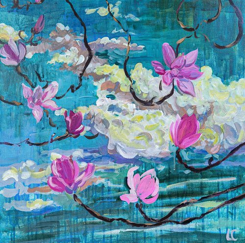 Magnolia forever by Linda Clerget
