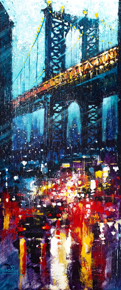 Manhattan Bridge by Aleksandr Neliubin