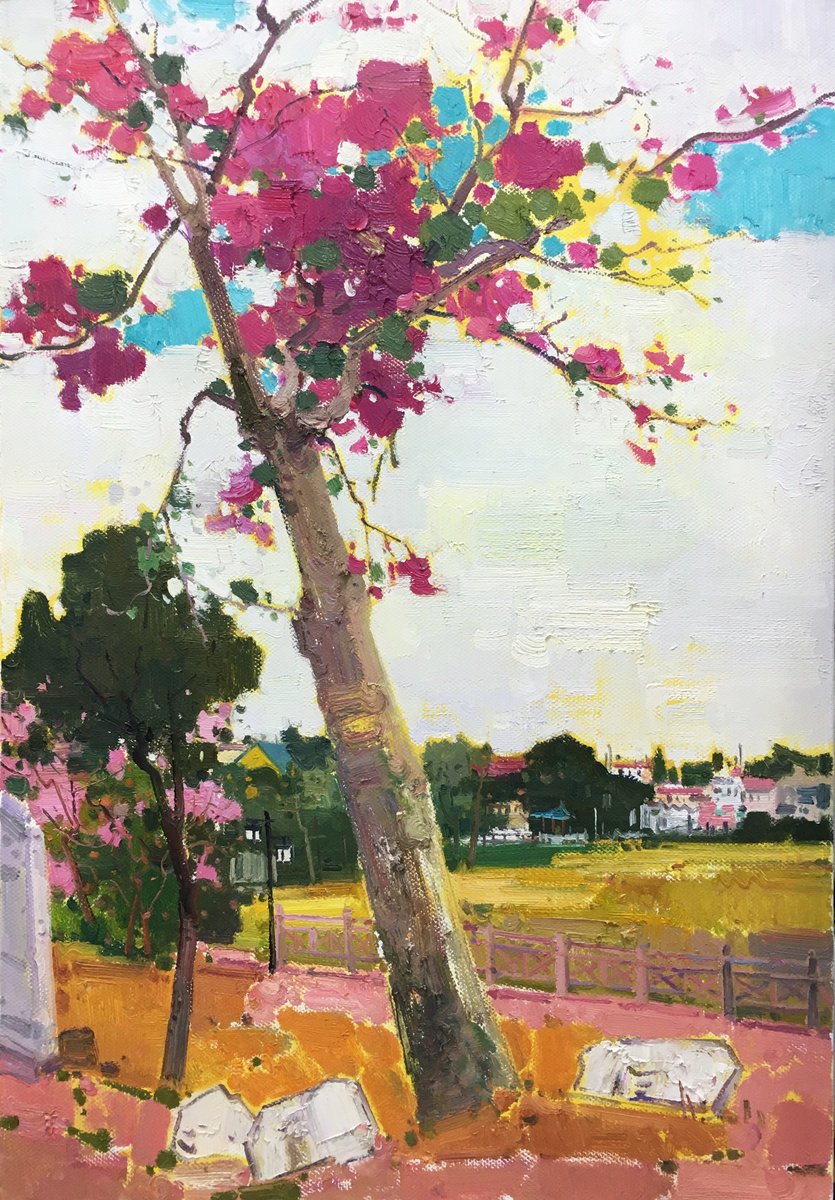 Spring 255 By Jianzhe Chon, 28 X 39, Artwork For Sale On Artfinder